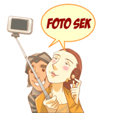 Mas Joko & Mbak Sri sticker #9645976