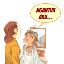 Mas Joko & Mbak Sri sticker #9645991