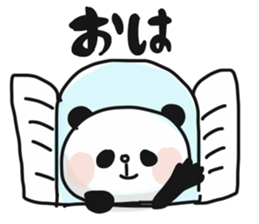 Two characters Panda 1 sticker #9646128