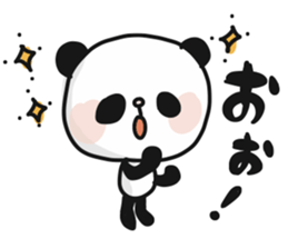 Two characters Panda 1 sticker #9646129