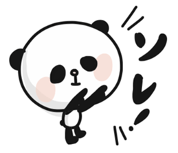 Two characters Panda 1 sticker #9646131