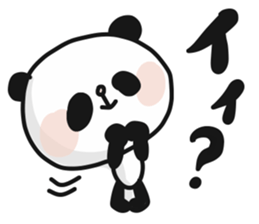 Two characters Panda 1 sticker #9646133