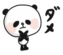 Two characters Panda 1 sticker #9646135