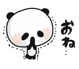 Two characters Panda 1 sticker #9646139