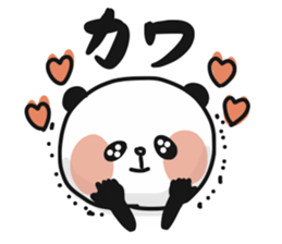 Two characters Panda 1 sticker #9646141