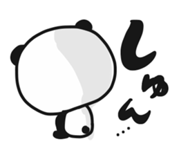 Two characters Panda 1 sticker #9646144