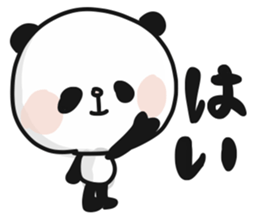 Two characters Panda 1 sticker #9646151