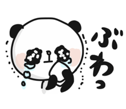 Two characters Panda 1 sticker #9646155