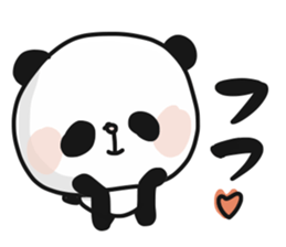 Two characters Panda 1 sticker #9646163
