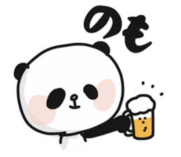 Two characters Panda 1 sticker #9646164