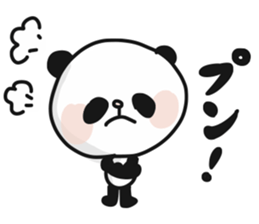 Two characters Panda 1 sticker #9646165