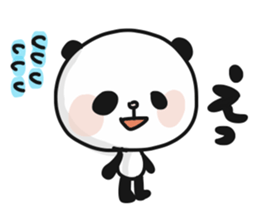 Two characters Panda 1 sticker #9646166