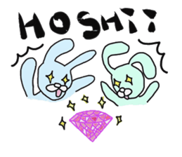 Gentle Rabbit friends sticker #9646267