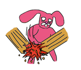 Gentle Rabbit friends sticker #9646273