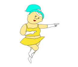 Love and fat warriors sticker #9646410