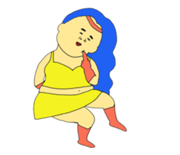 Love and fat warriors sticker #9646419