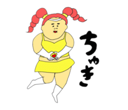 Love and fat warriors sticker #9646421