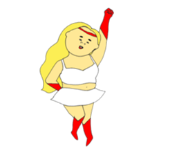 Love and fat warriors sticker #9646423