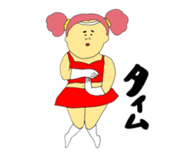 Love and fat warriors sticker #9646434