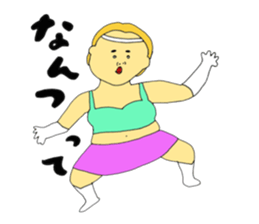 Love and fat warriors sticker #9646445