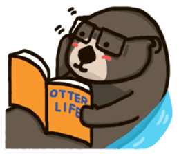 Sea otter Piaopiao's floating life sticker #9646633