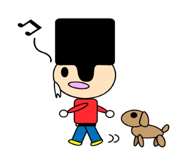 cute and playful old man sticker #9646699