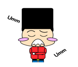 cute and playful old man sticker #9646709