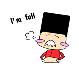 cute and playful old man sticker #9646718