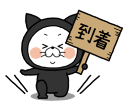 Suit cat sticker #9646879