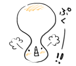 Rice cake is very dangerous food. sticker #9647133