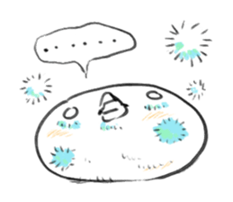 Rice cake is very dangerous food. sticker #9647155