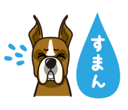 iinu - Boxer sticker #9647491
