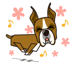 iinu - Boxer sticker #9647508