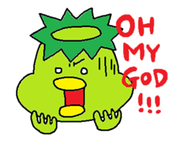 ka-suke of a kappa sticker #9647619