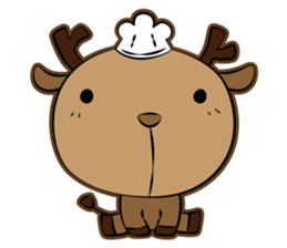 Baking_deer sticker #9647649