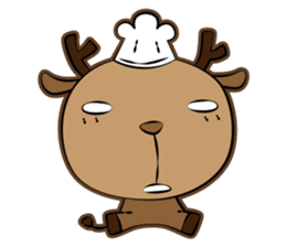 Baking_deer sticker #9647650