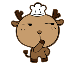 Baking_deer sticker #9647651