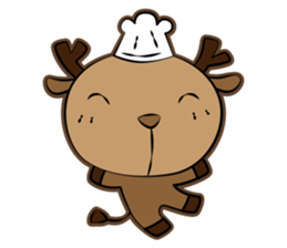 Baking_deer sticker #9647652