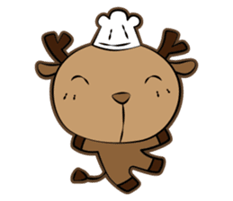 Baking_deer sticker #9647652