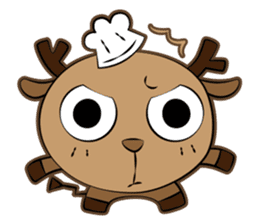 Baking_deer sticker #9647655