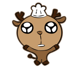 Baking_deer sticker #9647660