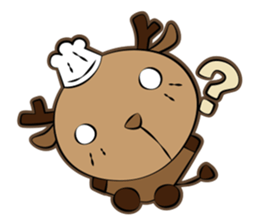 Baking_deer sticker #9647665