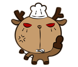 Baking_deer sticker #9647666