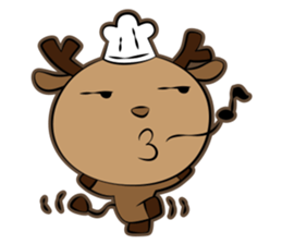 Baking_deer sticker #9647669