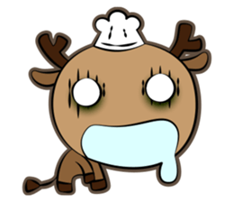 Baking_deer sticker #9647672