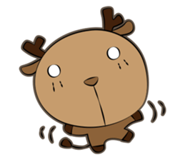 Baking_deer sticker #9647685