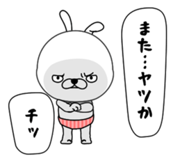 Rabbit person sticker #9648158