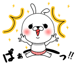 Rabbit person sticker #9648164