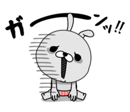 Rabbit person sticker #9648165