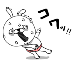 Rabbit person sticker #9648167